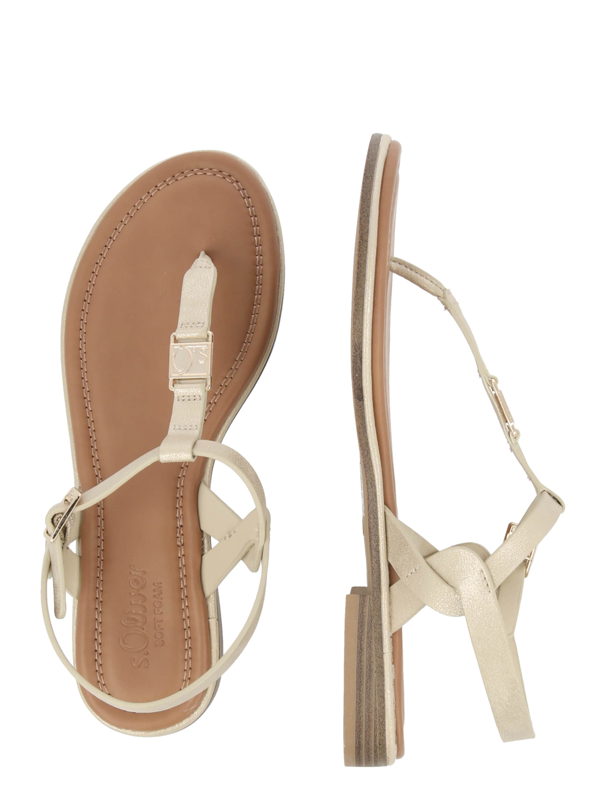 Infradito di s.Oliver in beige