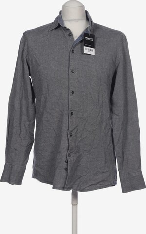 Hackett London Button Up Shirt in M in Grey: front