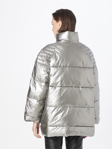 ARMANI EXCHANGE Zimska jakna | srebrna barva