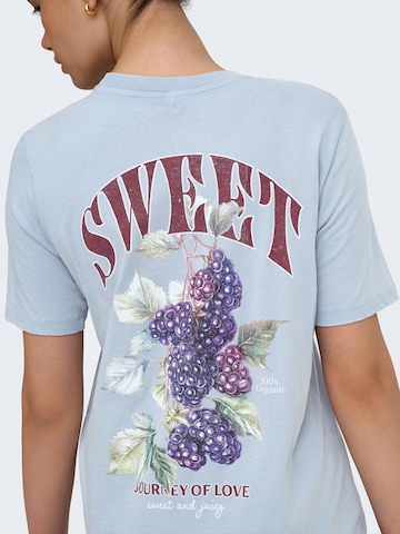 ONLY - Camiseta 'ONLLUCY MONJA' en azul