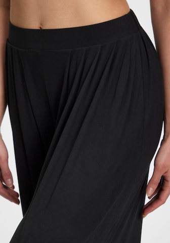 LASCANA Wide Leg Hose in Schwarz