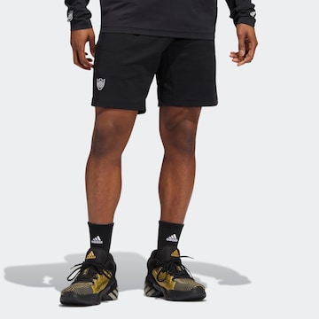 ADIDAS PERFORMANCE - Pantalón deportivo 'Donovan Mitchell' en negro: frente