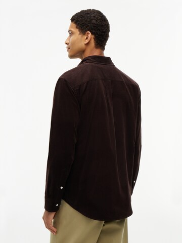 TOMMY HILFIGER Regular fit Overhemd in Bruin