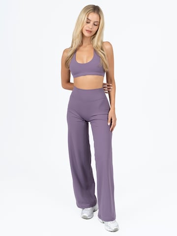 dayr Wide leg Workout Pants 'Wide Leg Pants' in Purple