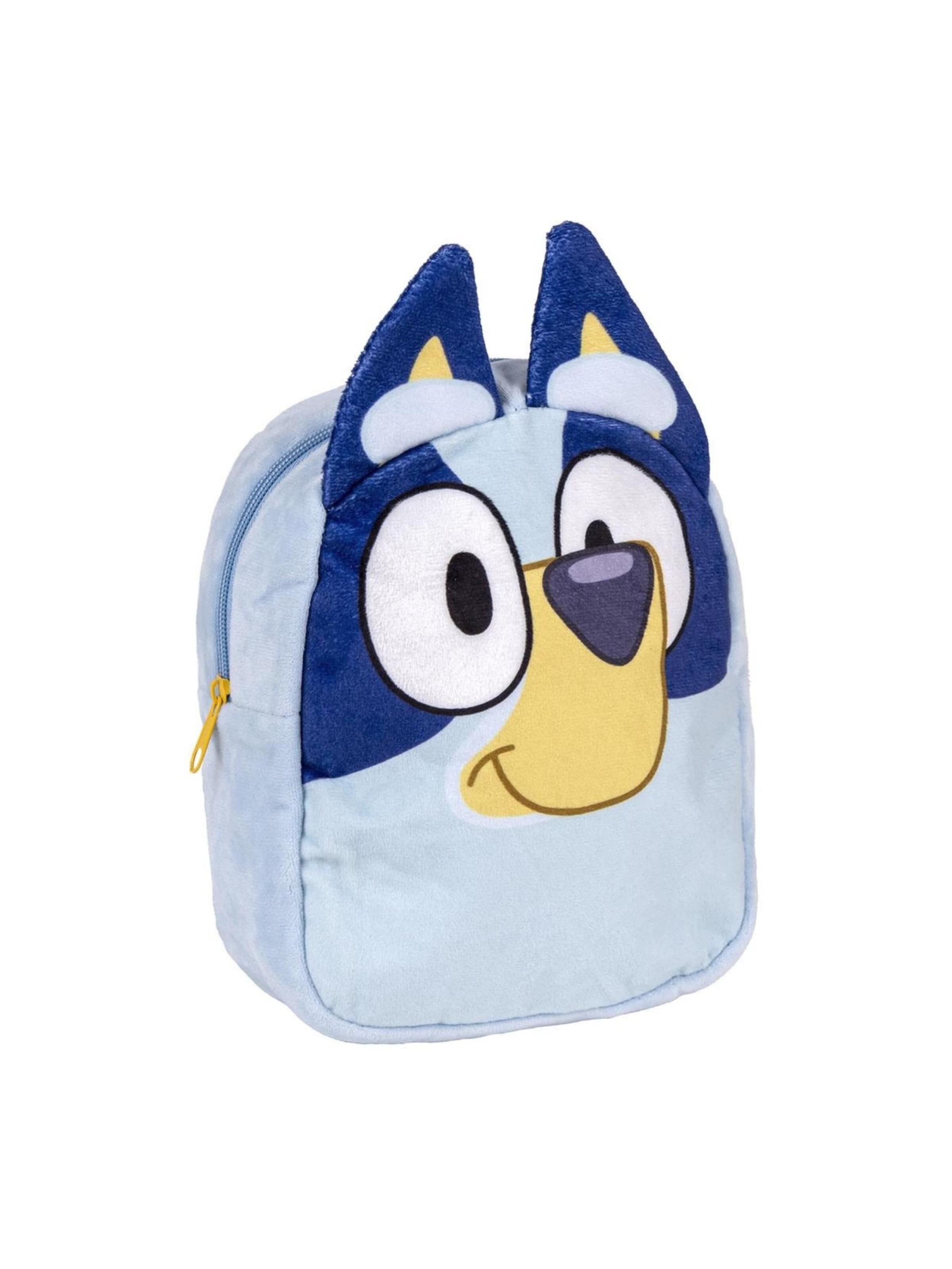 Sac à dos 'Kindergarten Rucksack Mit Plüschfigur Bluey' DISNEY en bleu : devant