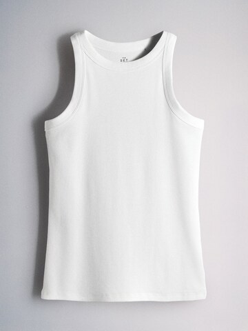 The Set Vest i blandingsfarvet