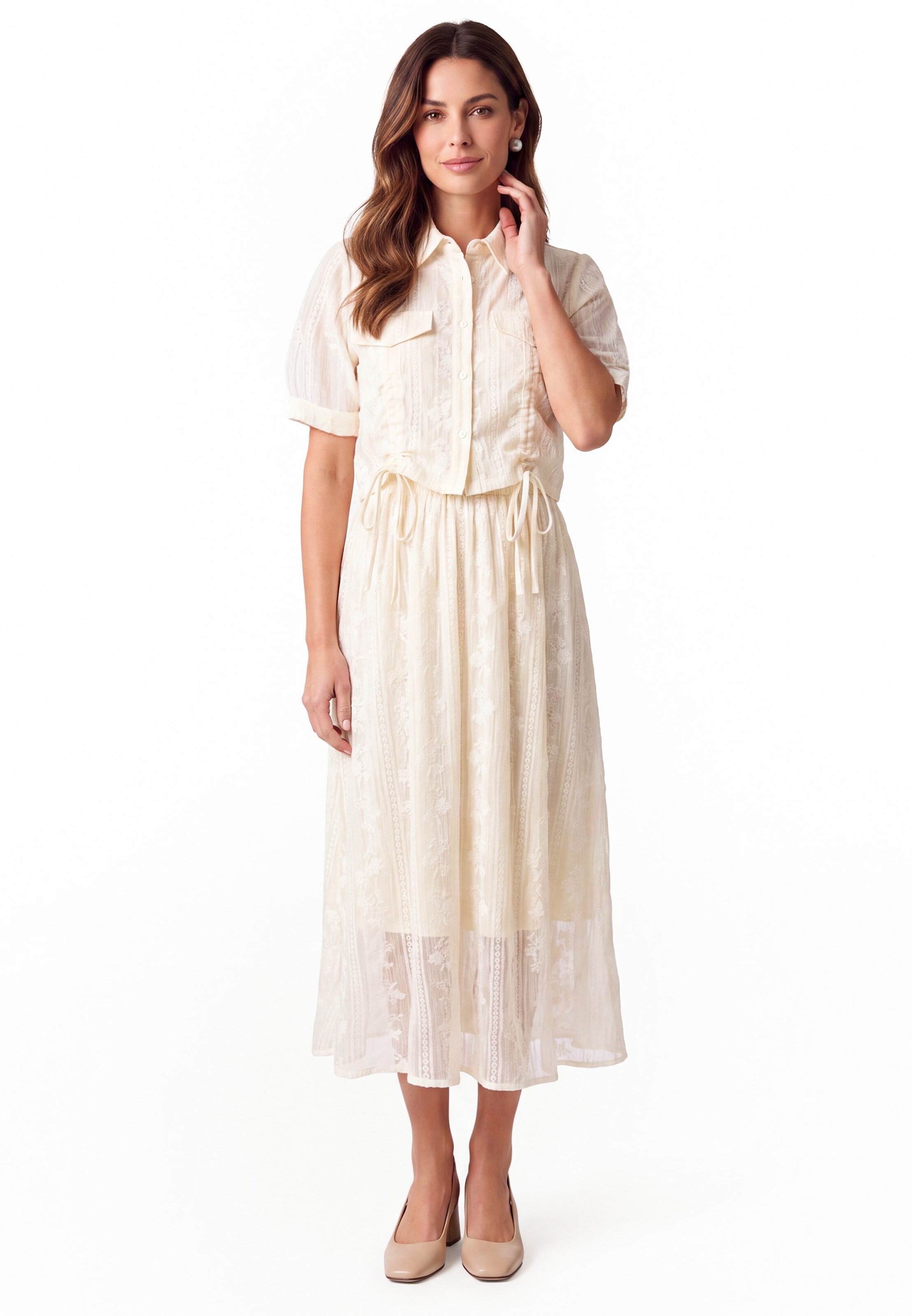 Usha - Vestido em amarelo