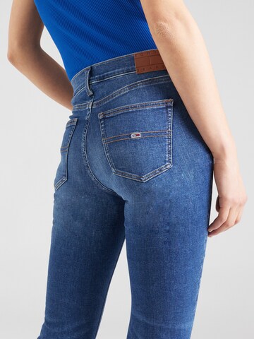 Tommy Jeans Skinny Džíny 'NORA MID RISE SKINNY' – modrá