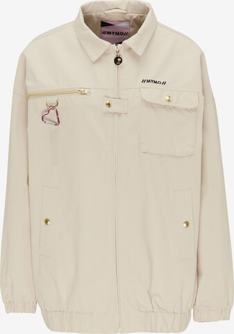 MYMO Between-Season Jacket in Beige: front