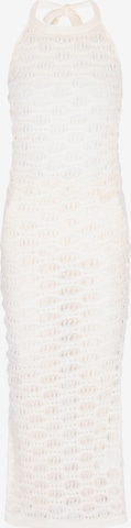 Robes en maille 'Festival' IZIA en blanc : devant