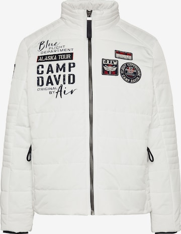 CAMP DAVID Between-Season Jacket in Beige: front