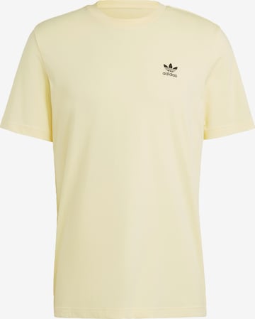 ADIDAS ORIGINALS Shirt 'Trefoil Essentials' in Yellow: front