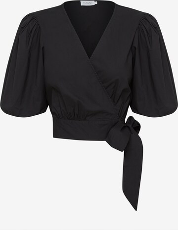 Tussah Blouse 'KATHRYN' in Black: front