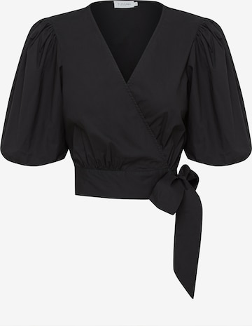 Tussah - Blusa 'KATHRYN' en negro: frente