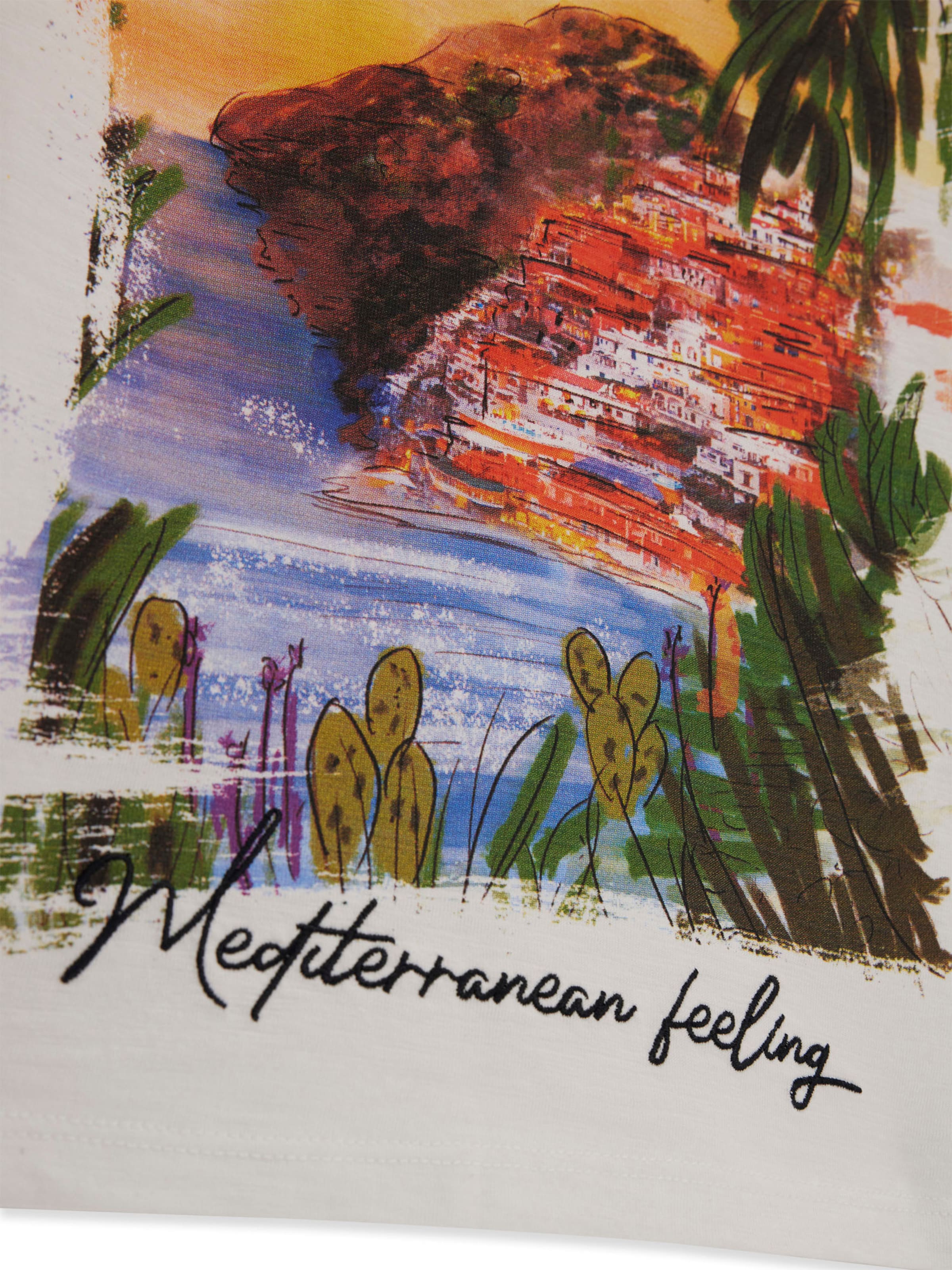 T-Shirt GUESS en blanc