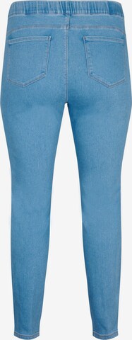 Zizzi Skinny Jeans pajkice | modra barva