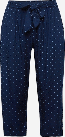 Loosefit Pantalon 'Danka' KAFFE CURVE en bleu : devant