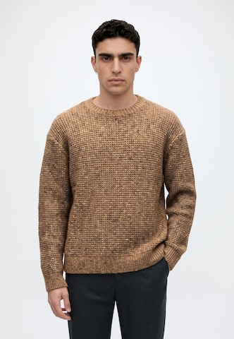 Abercrombie & Fitch - Jersey 'ESSENTIAL' en marrón: frente