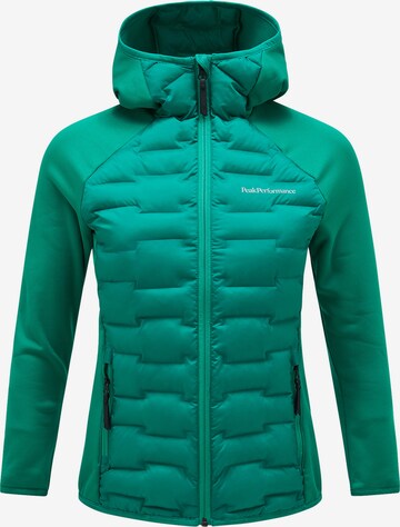 PEAK PERFORMANCE Outdoor Jacket in Green: front