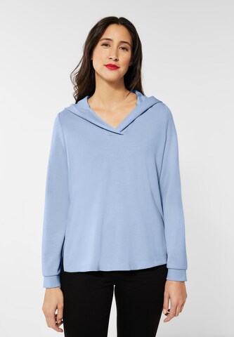 STREET ONE Sweatshirt in Blue: front