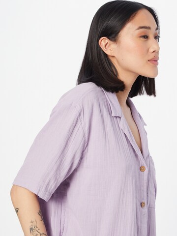 ROXY Blouse 'ALOHA SUNSET' in Purple