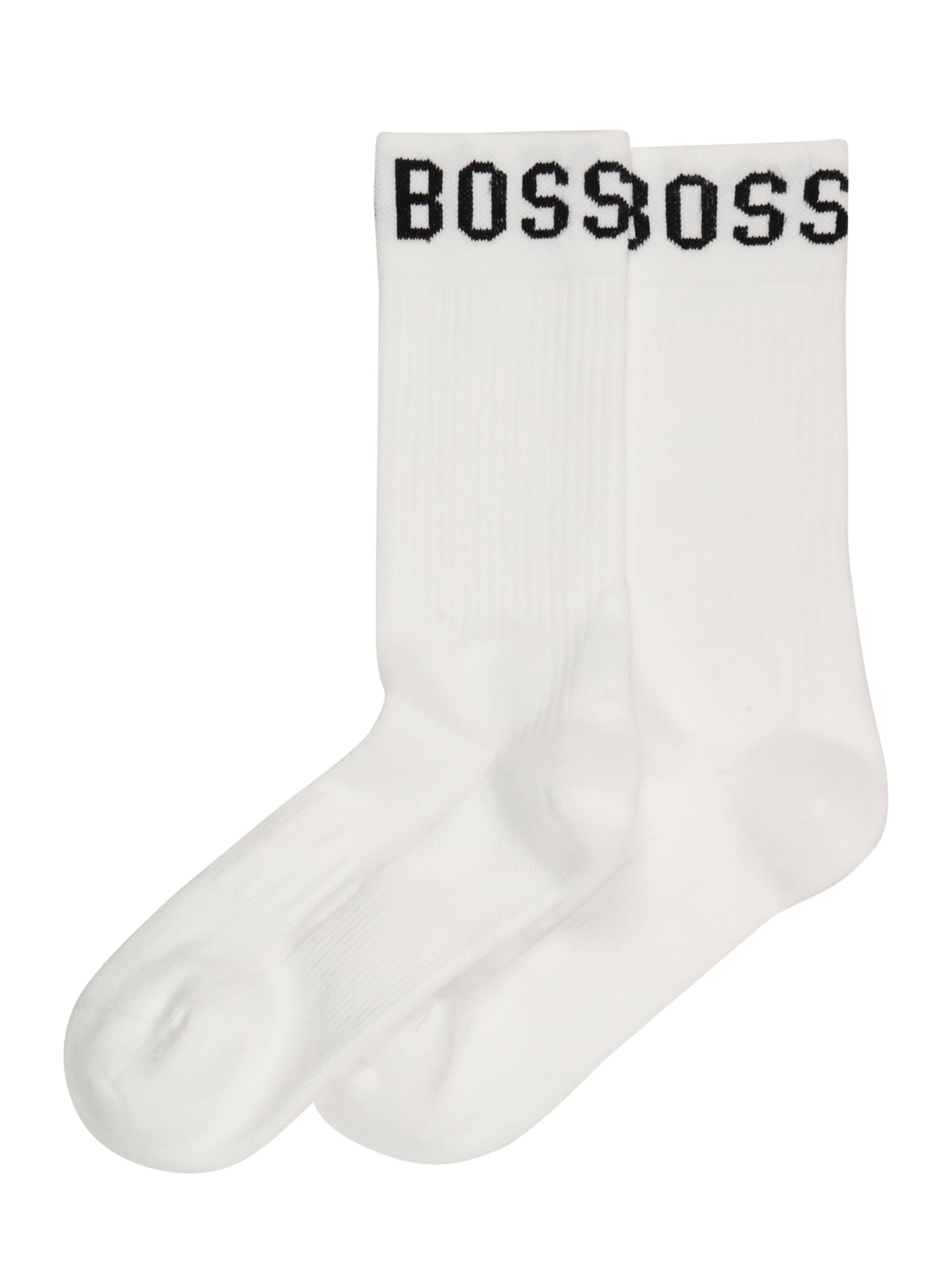 BOSS Socks in White: front
