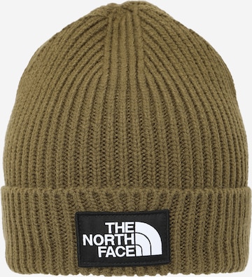 THE NORTH FACE - Gorro deportivo en verde: frente