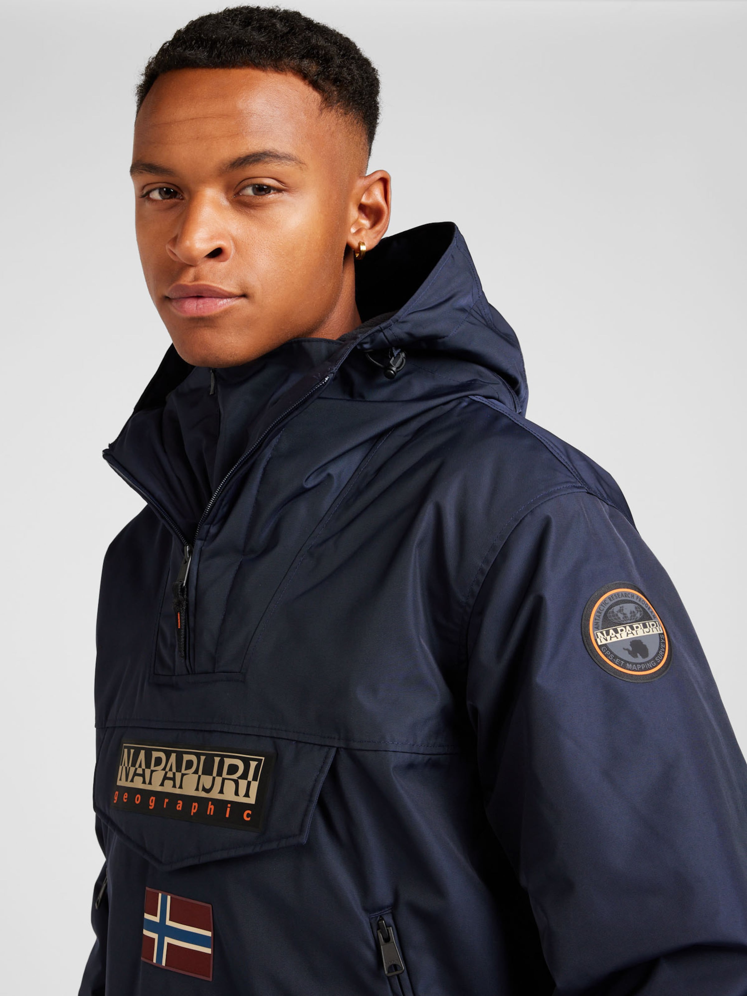 NAPAPIJRI ネイビー ナイロンジャケット NAPAPIJRI ネイビー ナイロンジャケット Rainforest Next Summer
