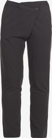 Le Temps Des Cerises Regular Pants 'KLOE' in Grey: front
