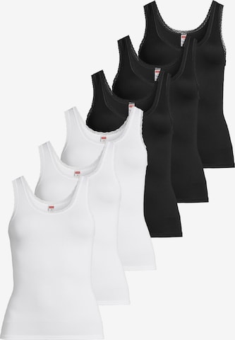 CON-TA Undershirt 'Modal' in White: front