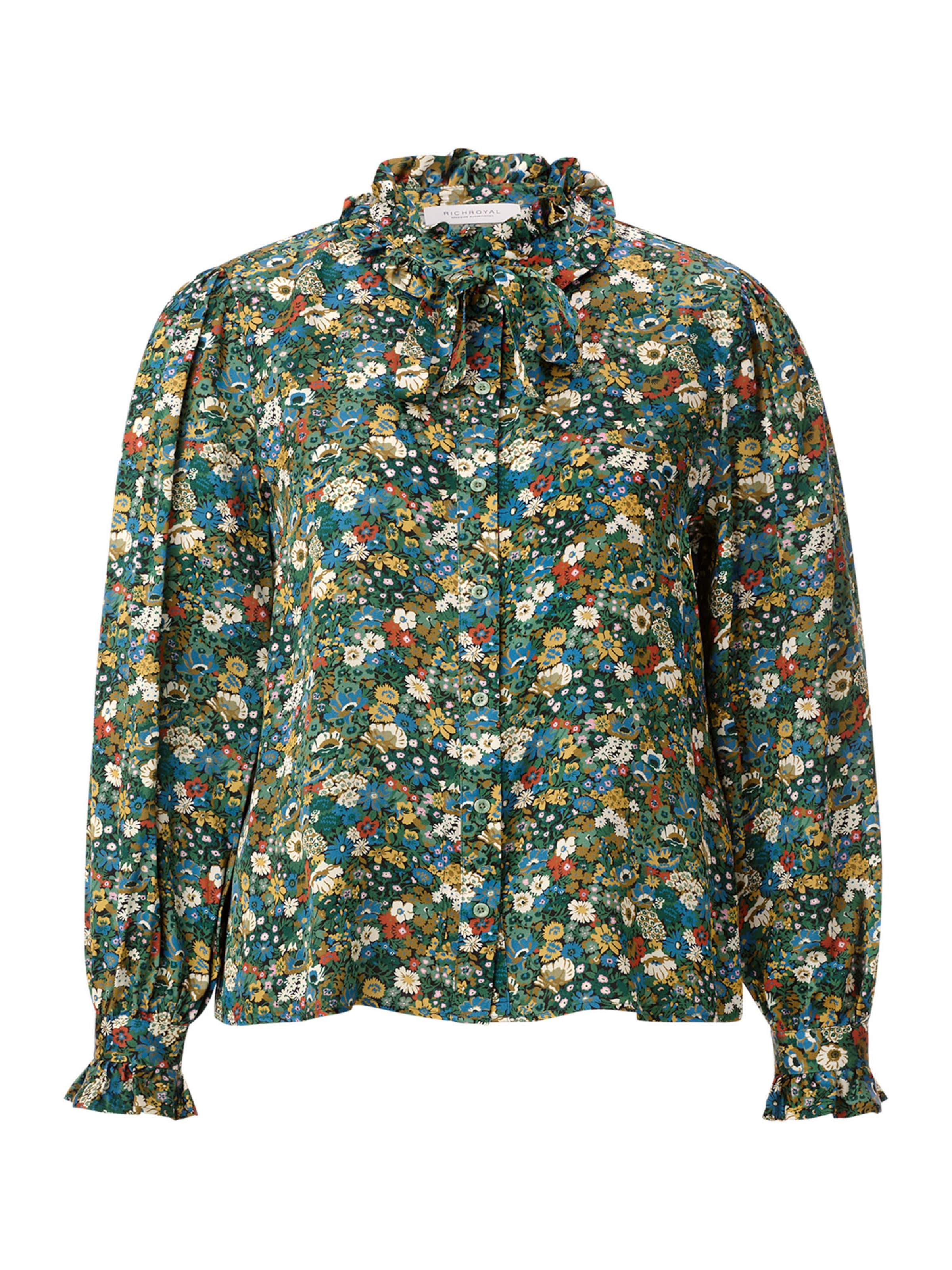 Rich & Royal Blouse in Groen: voorkant
