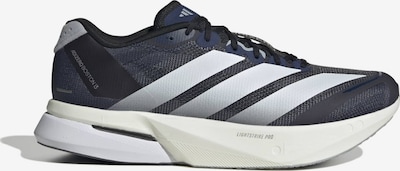 39-39,5 dydžio Bėgimo batai 'Adizero Boston 13' iš ADIDAS PERFORMANCE, spalva – tamsiai mėlyna / juoda / balta, Prekių apžvalga