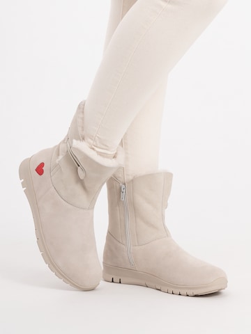 VITAFORM Stiefelette in Weiß