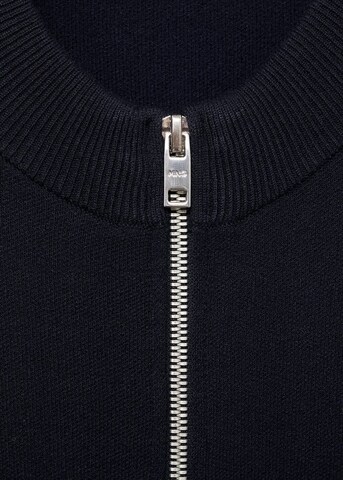 MANGO MAN Knit cardigan 'Luxusc' in Blue