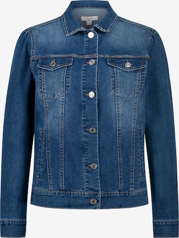 October Between-Season Jacket in Blue: front