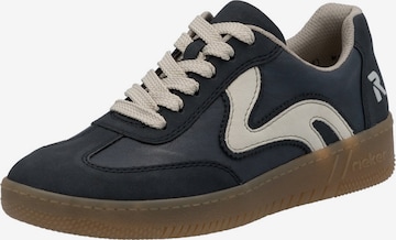 Sneaker bassa 'M5512' di Rieker in blu: frontale