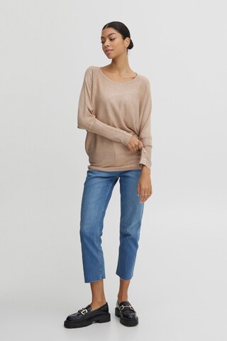 b.young Strickpullover in Beige