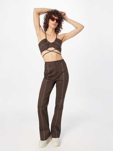 Hosbjerg Boot cut Trousers 'Inaya Paloma' in Brown