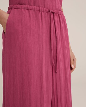 WE Fashion Wide Leg Hose in Pink