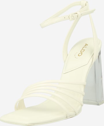 ALDO Strap Sandals 'ESTELA' in White: front