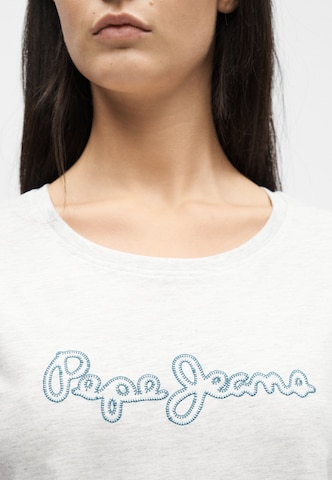 pilka Pepe Jeans Marškinėliai: priekis