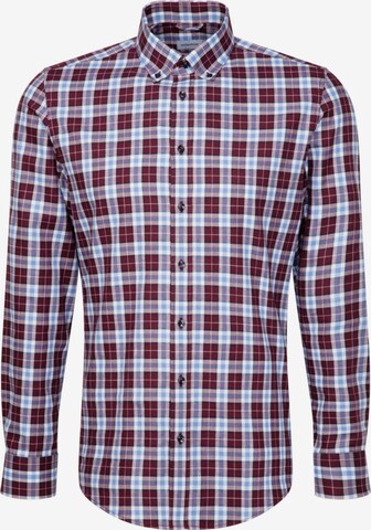 Coupe regular Chemise business SEIDENSTICKER en rouge : devant