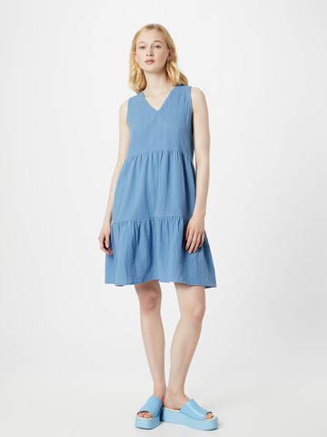 Sublevel - Vestido de verão em azul: frente