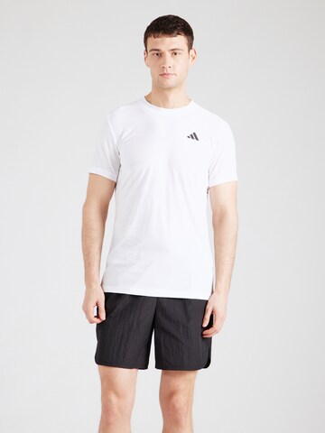 ADIDAS PERFORMANCE Функциональная футболка в Белый: спереди