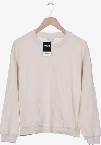 Monki Sweatshirt & Zip-Up Hoodie in S in White: front