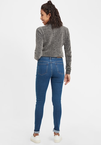 Oxmo Skinny Jeans Hose 'Lenna' in Blau