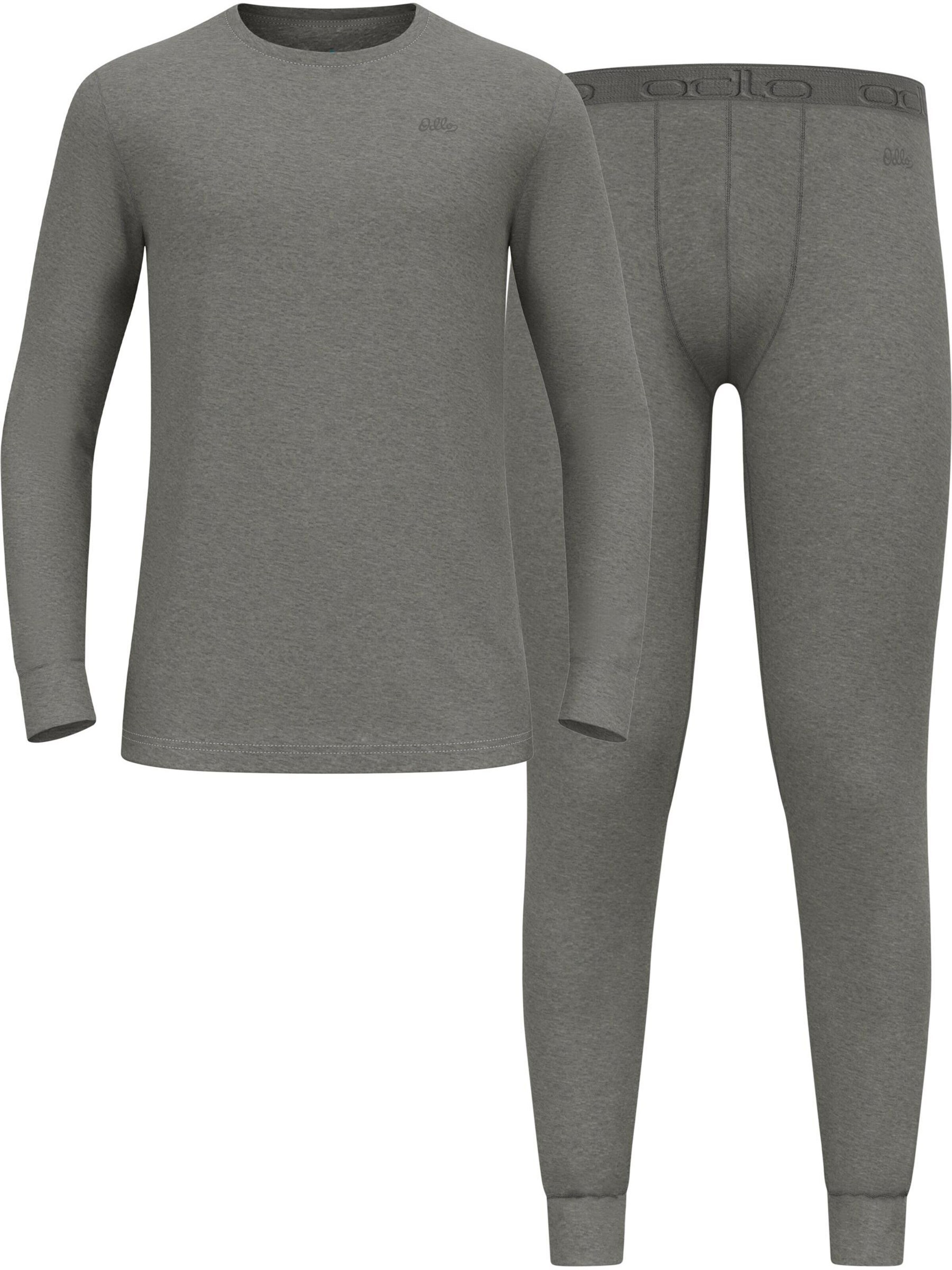 Base layer 'MERINO 200' di ODLO in grigio: frontale