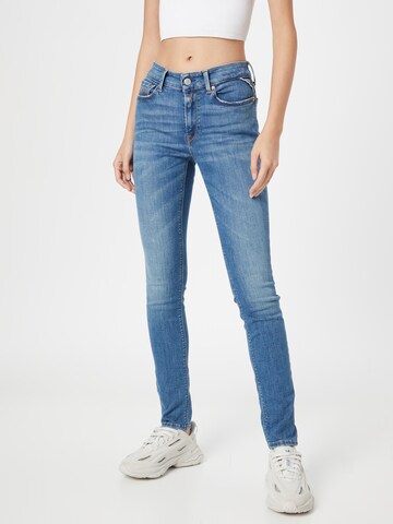 REPLAY Slimfit Jeans 'Luzien' in Blauw: voorkant