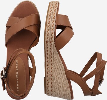 TOMMY HILFIGER Strap Sandals in Brown