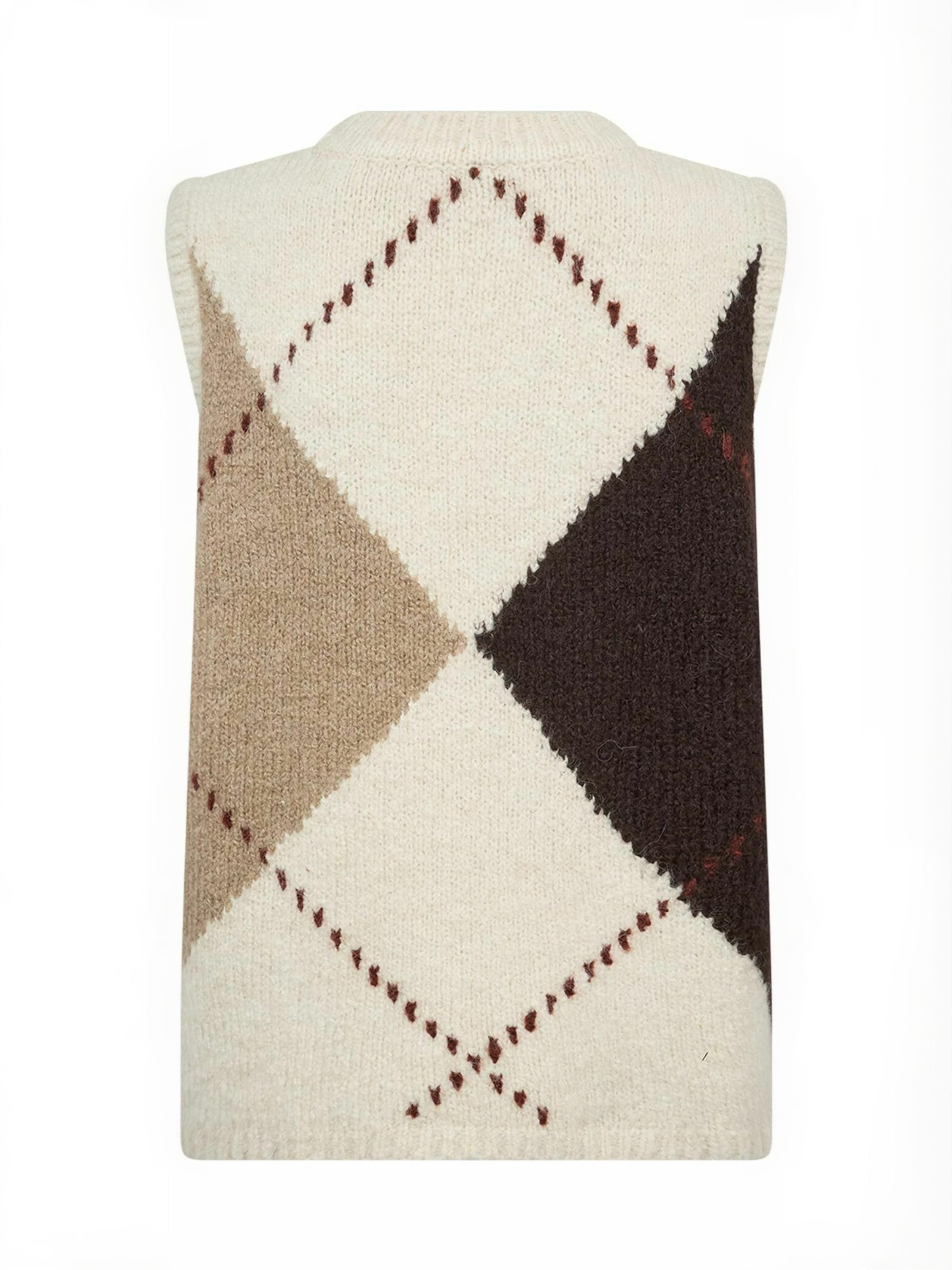 Soyaconcept Vest ' SC-HACER ' in Beige: Rückseite